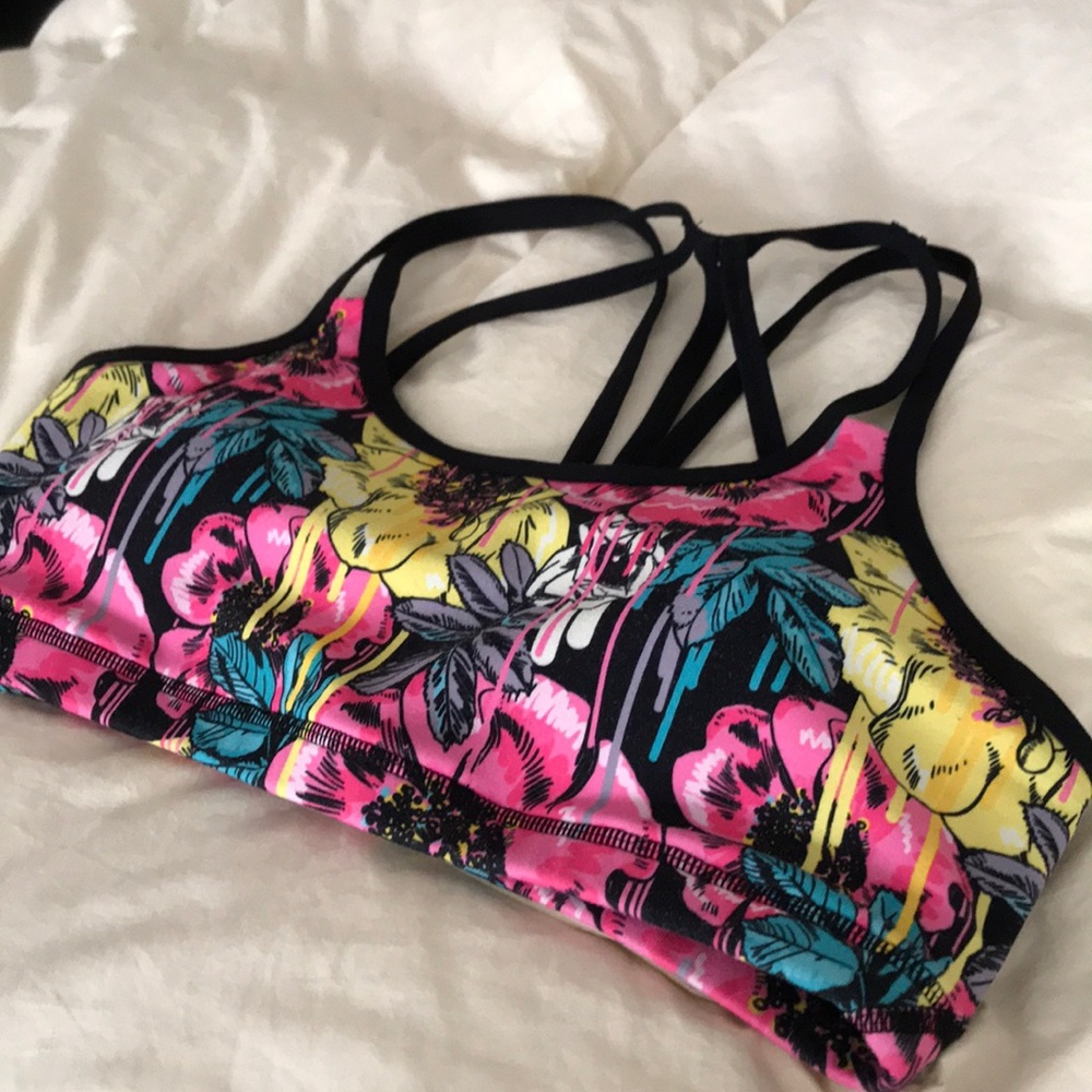 Born Primitive Rhapsody Sports Bra (Retro Floral)